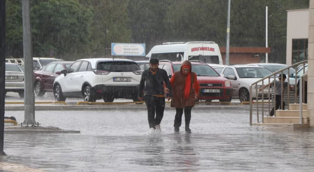 Niğde’de sağanak etkili oldu