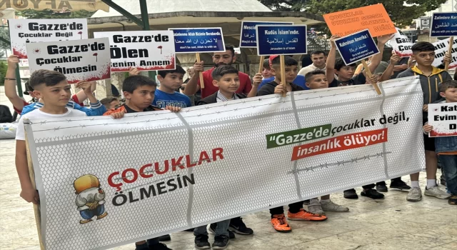 Afyonkarahisar’da İsrail’in Gazze’ye yönelik saldırıları protesto edildi