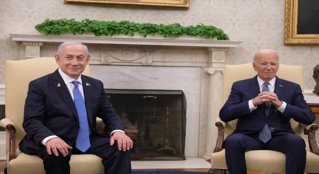 ABD Başkanı Biden, Beyaz Saray’da Netanyahu ile bir araya geldi