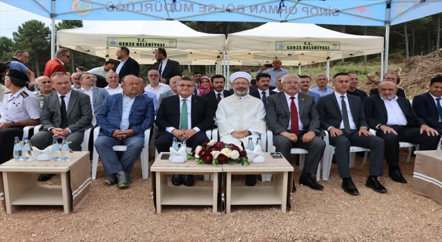 Diyanet İşleri Başkanı Erbaş, Sinop’ta cami temel atma törenine katıldı: