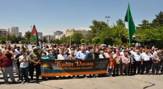 Mardin’de İsrail’in Gazze’ye saldırıları protesto edildi