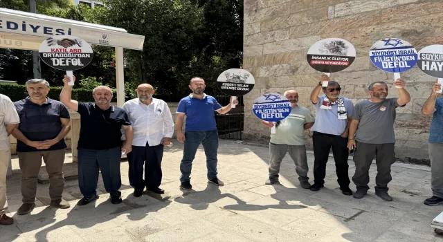 Netanyahu’nun ABD Kongresi’ndeki konuşması Bursa ve çevre illerde protesto edildi