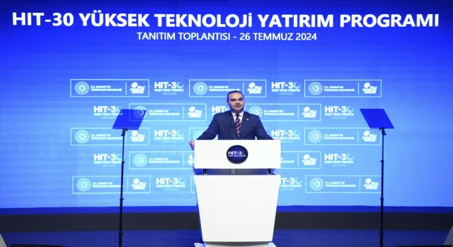 ”HIT30 Yüksek Teknoloji Teşvik Programı” tanıtıldı