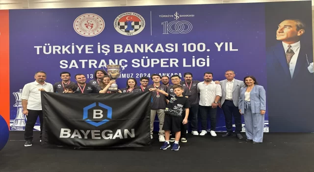 Türkiye İş Bankası 100. Yıl Satranç Süper Ligi’nin şampiyonu Bayegan Pendik Satranç Spor