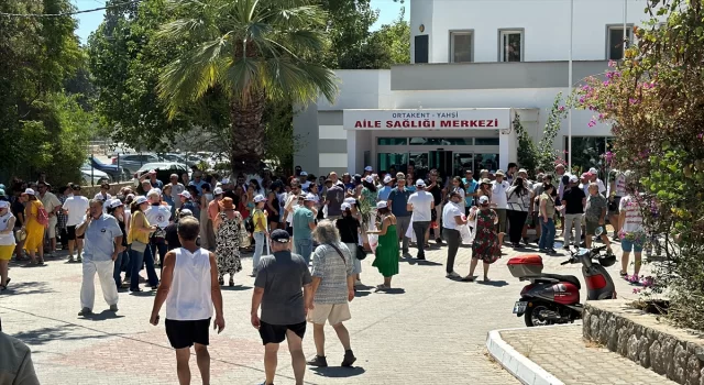 Bodrum’da doktorun şiddete maruz kalması protesto edildi