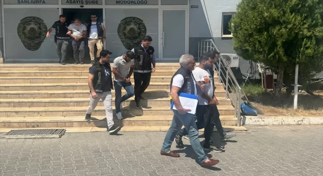 Şanlıurfa’da 2 kilogram 300 gram altını gasbeden 7 şüpheli yakalandı