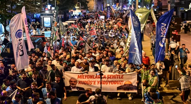 Heniyye suikastı İstanbul’da düzenlenen yürüyüşle protesto edildi 