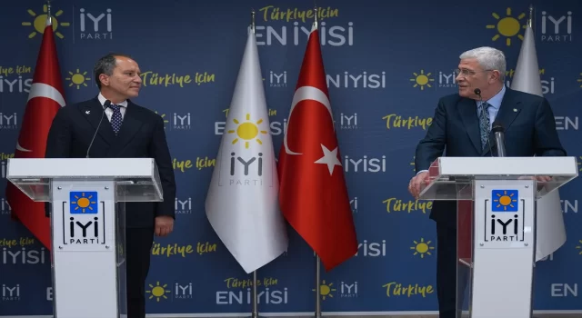 İYİ Parti Genel Başkanı Dervişoğlu, Yeniden Refah Partisi Genel Başkanı Erbakan ile görüştü