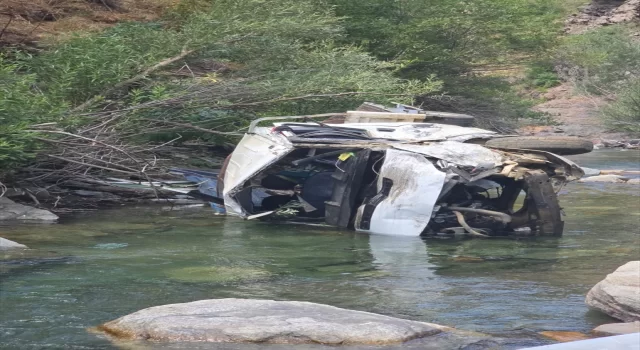 Bingöl’de dereye yuvarlanan kamyonetteki iki kişi öldü, bir kişi yaralandı