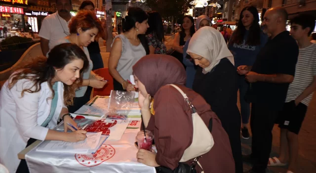 Iğdır’da sağlık çalışanları organ bağışını dikkati çekmek için çalışma başlattı