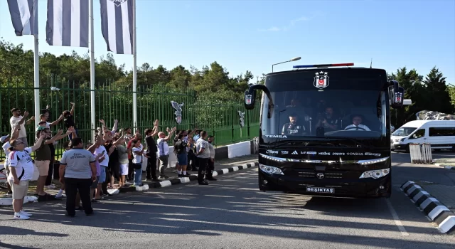 Beşiktaş, Turkcell Süper Kupa maçı için Atatürk Olimpiyat Stadı’na hareket etti