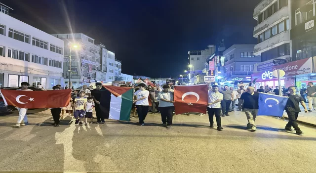 Adana ve çevre illerde İsmail Heniyye ve Gazze için yürüyüş düzenlendi