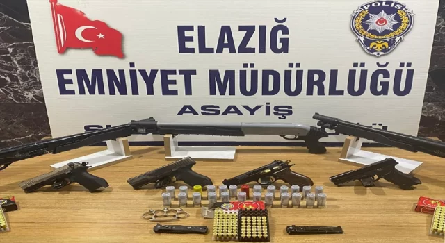 Elazığ’da ruhsatsız silah operasyonlarında 10 şüpheli gözaltına alındı