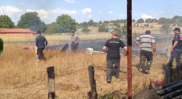 Bilecik’te otluk alanda çıkan yangın söndürüldü