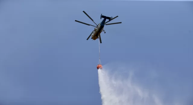 Fethiye’de ormanlık alanda çıkan söndürüldü