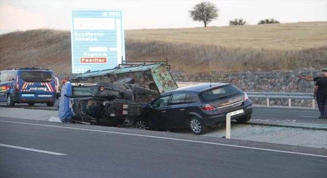 Konya’da otomobille çarpışan traktörün sürücüsü öldü