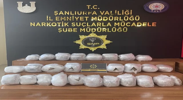 Şanlıurfa’da 223 kilo 250 gram sentetik uyuşturucu ele geçirildi