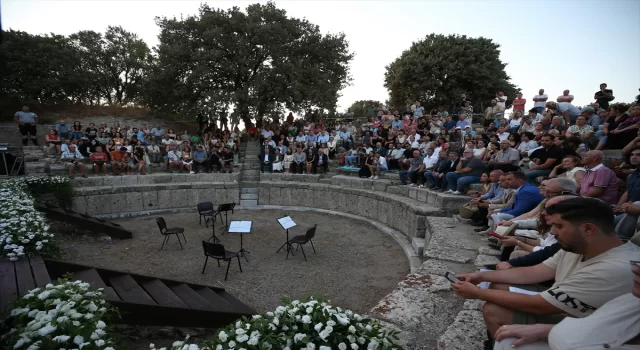 Çanakkale’de 61. Uluslararası Troia Festivali’nin resmi açılışı yapıldı