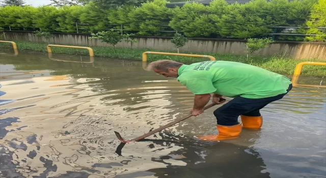 GÜNCELLEME  Ordu’nun Altınordu ilçesinde şiddetli yağış su baskınlarına neden oldu