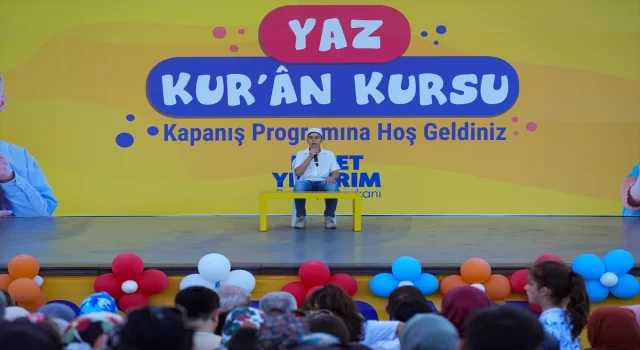 Ümraniye’de yaz Kur’an kursları kapanış programı düzenlendi