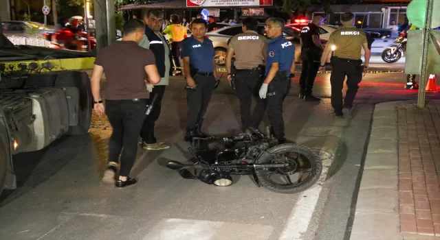 Uşak’ta tır ile çarpışan motosikletin sürücüsü öldü