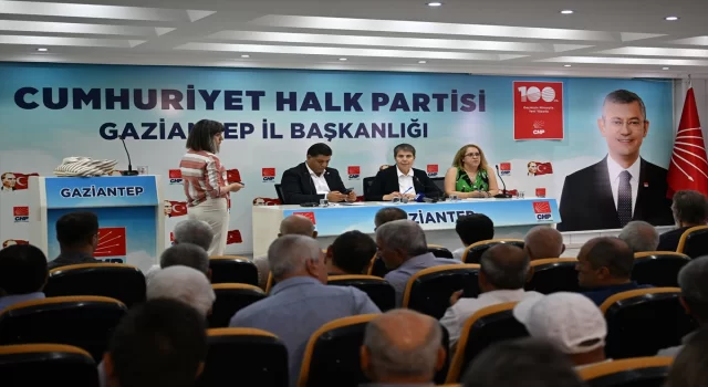 CHP Genel Başkan Yardımcısı Şahbaz, Gaziantep’te basın mensuplarıyla bir araya geldi 