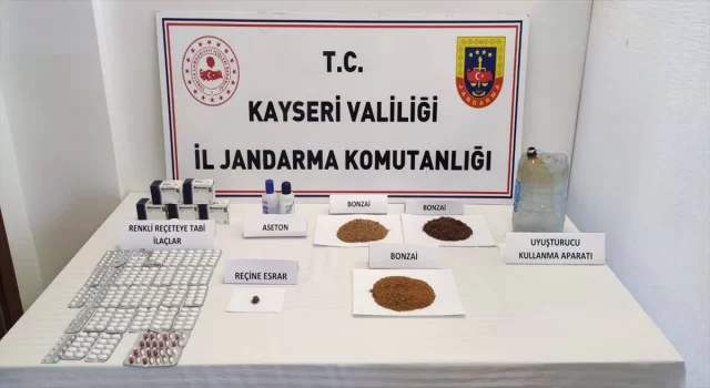 Kayseri’de tarım işçisinin çadırından sentetik uyuşturucu çıktı