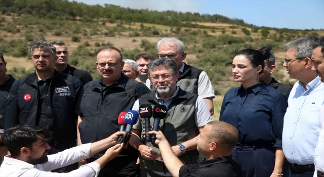 Tarım ve Orman Bakanı Yumaklı, Aydın’da orman yangınlarına ilişkin açıklama yaptı: