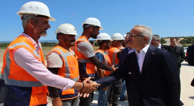 Ulaştırma ve Altyapı Bakanı Uraloğlu, Kırklareli’nde yapımı süren projeleri inceledi