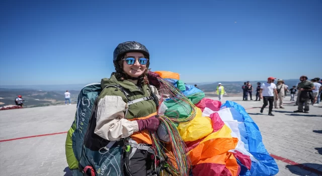 ”Take Off Bilecik” yamaç paraşütü etkinliğinde 110 sporcu uçuş yaptı