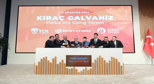 Borsa İstanbul’da gong Kıraç Galvaniz için çaldı