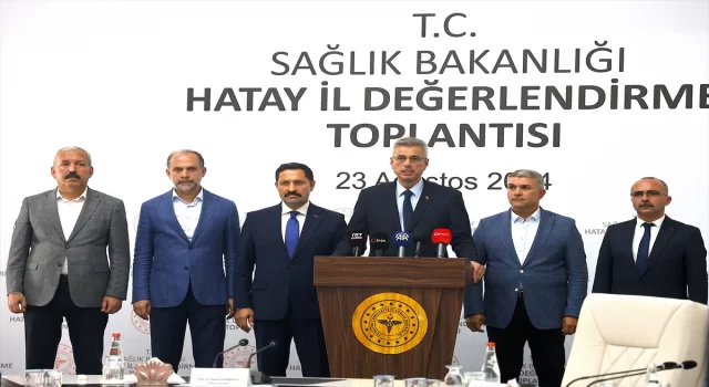 Sağlık Bakanı Memişoğlu, Hatay’da konuştu: