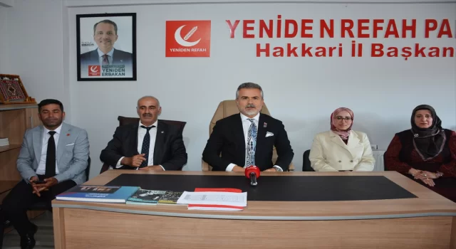 Yeniden Refah Partisi Genel Başkan Yardımcısı Kılıç, Hakkari’de konuştu: