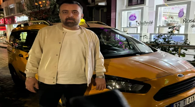 Isparta’da bekçilerden kaçan şüpheliyi taksici yakaladı