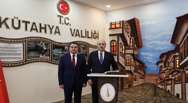 TBMM Başkanı Kurtulmuş, Kütahya’da ”Sivil Toplum Buluşması” programında konuştu: