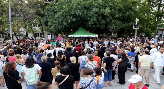 Muğla’da dün yaşanan kadın cinayeti protesto edildi