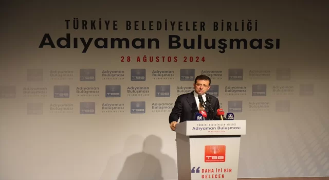 Türkiye Belediyeler Birliği Başkanı İmamoğlu, Adıyaman’da STK’lerle buluştu