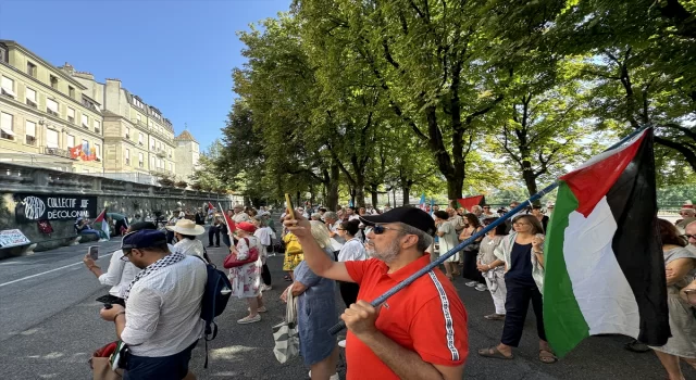 Cenevre’de aktivistler, kanton yönetiminden ”Gazze’de yaşananlar nedeniyle” İsrail’e karşı net tavır bekliyor