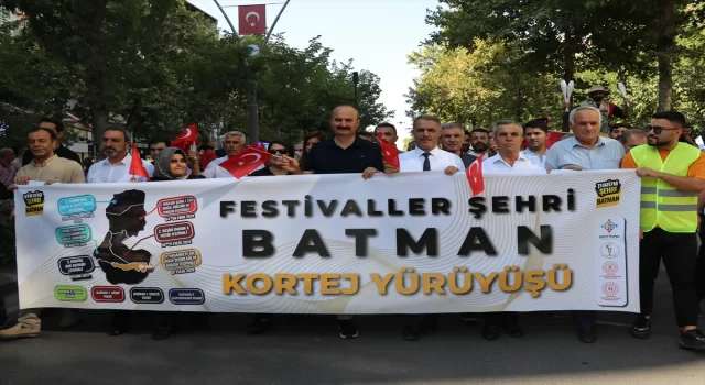 Batman’da düzenlenecek festivaller için kortej yürüyüşü yapıldı