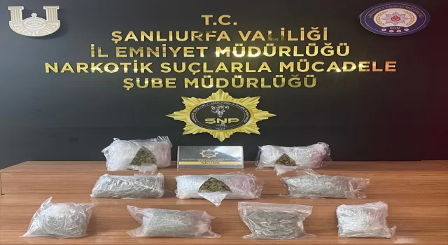 Şanlıurfa’da uyuşturucu operasyonunda 3 şüpheli yakalandı