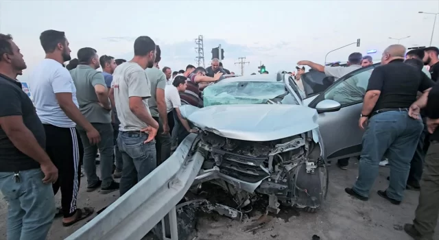 Aksaray’da iki otomobilin çarpıştığı kazada 4 kişi yaralandı