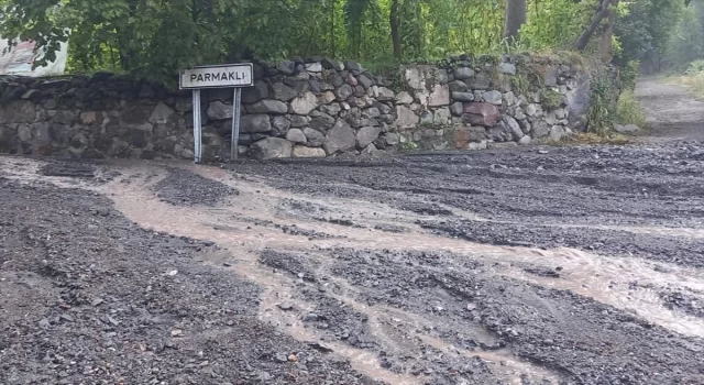 Artvin’de sağanak hasara yol açtı