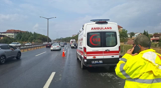 Anadolu Otoyolu’ndaki zincirleme kazada 7 kişi yaralandı