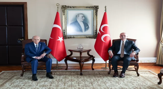 TBMM Başkanı Kurtulmuş, MHP Genel Başkanı Bahçeli’yi ziyaret etti: