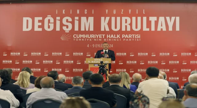 CHP Genel Başkanı Özel, Sivas’ta partisinin ”İkinci Yüzyıl Değişim Kurultayı”nda konuştu: (2)