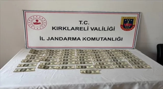 Kırklareli’nde sahte 5 bin dolar ele geçirildi