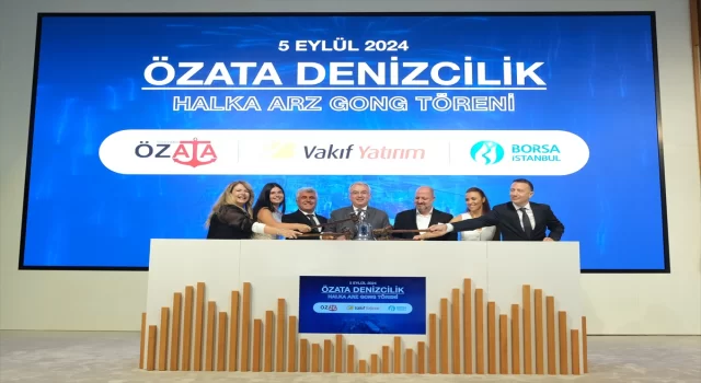 Borsa İstanbul’da gong Özata Denizcilik için çaldı