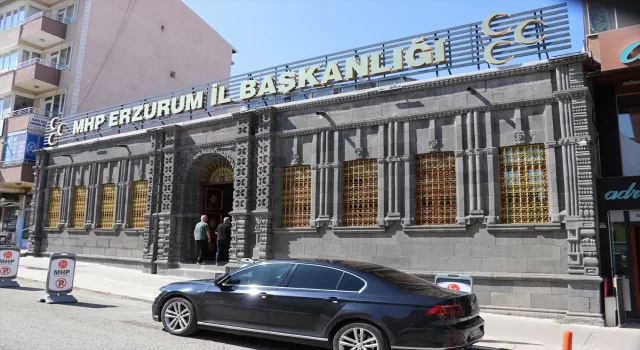 Erzurum’daki 112 yıllık konak MHP İl Başkanlığı binası oldu