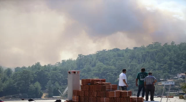 GÜNCELLEME Muğla’da çıkan orman yangınına müdahale ediliyor