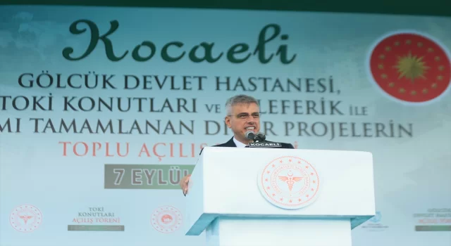 Sağlık Bakanı Memişoğlu, Kocaeli’de hastane açılış töreninde konuştu: